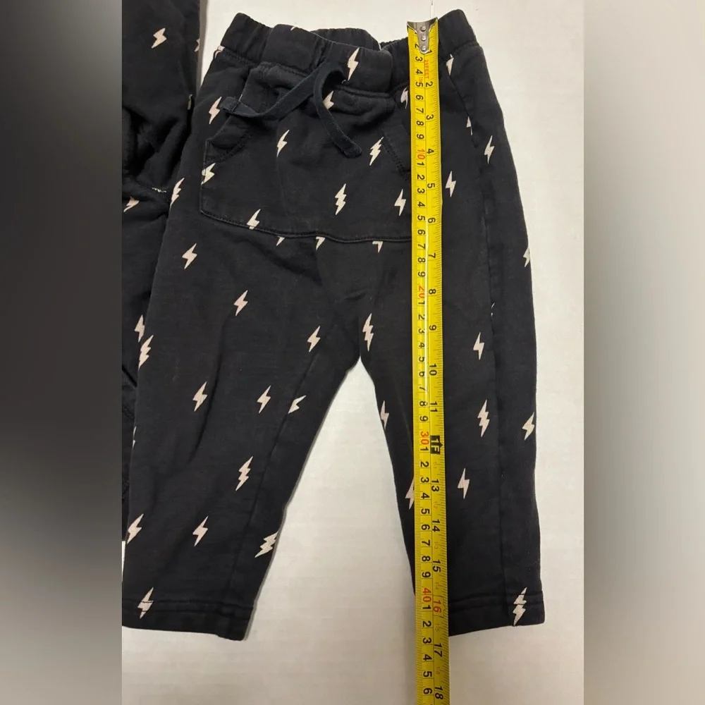 Tea collection sweatsuit set, lightning bolts, size 18-24m